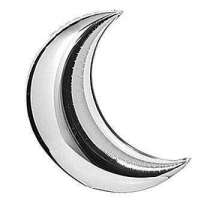 Palloncino in Foil 9" Luna Argento Lune