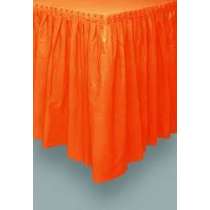Gonnellina Girotavolo Adesiva di Plastica Arancione Arancione "Orange"