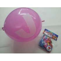 Palloncino in Lattice 13" GLS13 Link lettera "J" Assortito 10pz Gemar Blister "Happy Time"
