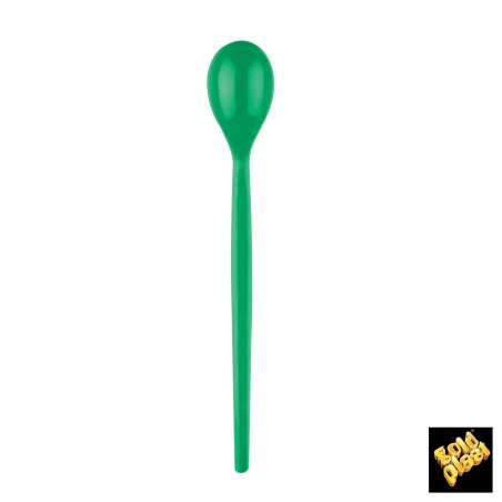 Cucchiaino Lungo x Macedonia Verde Bandiera 50pz Verde "Green"