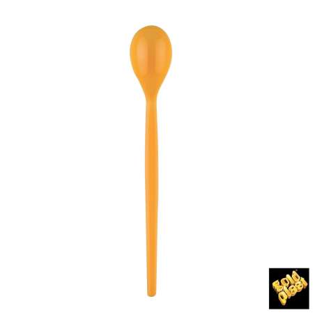 Cucchiaino Lungo x Macedonia Giallo Ambra 50pz Giallo "Yellow"