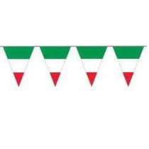 Festone Bandiera Italia di plastica 10mt Bandierine