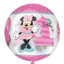 Palloncino in Foil 16" Orbz Minnie 1°Compleanno Minnie