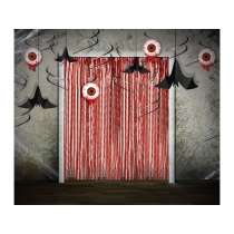 Frange Decorative in Foil Rosso H.2.50mt Frange