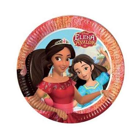 Piatto di Carta 23cm con Elena di Avalor 8pz Elena di Avalor