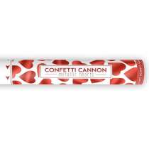 Cannon Sparacoriandoli Cuore Rosso Metallizzato 40cm Addobbi e Accessori Amore