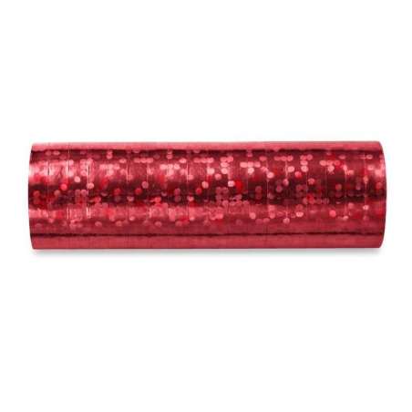 Stelle Filanti Rosso Olografico 18 Rotoli Stelle Filanti
