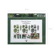 Decorazione Foglie della Giungla "Tropical Leaves" 21pz Pappagallo "Parrot"