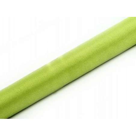 Runner in Organza Verde Lime 9mt x 36cm Runner/Corsie
