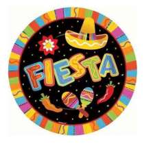 Piatto di Carta 23cm Messico "Fiesta" 8pz Messico "Fiesta"