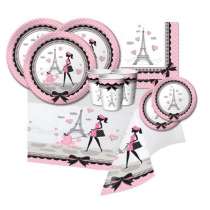 Tovagliolo di Carta 33x33cm Parigi "Party in Paris" Parigi