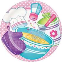 Piatto di Carta 23cm Piccolo Cuoco "Little Chef" 8pz Chef "Piccolo Cuoco"