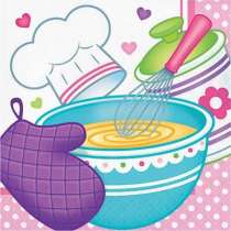 Tovagliolo di Carta 33x33cm Piccolo Cuoco "Little Chef" 16pz Chef "Piccolo Cuoco"