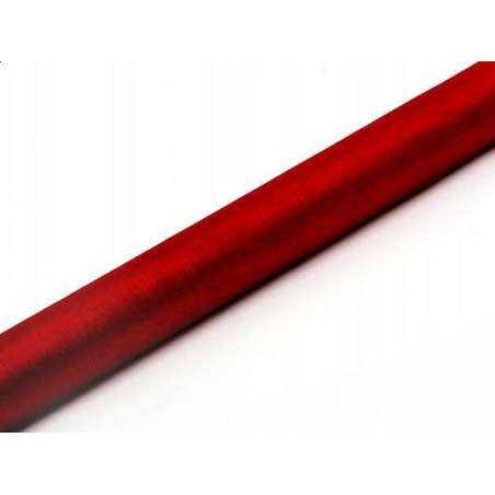 Runner in Organza Rosso 9mt x 36cm Runner/Corsie