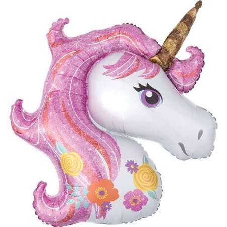 Palloncino in Foil 33" Super Shape Unicorno "Magical Holografico" Unicorno