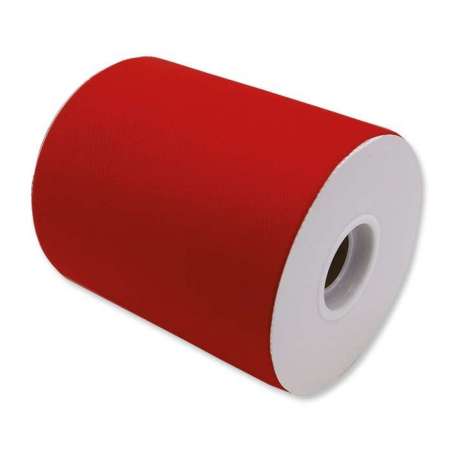 Rotolo Tulle Rosso 12,5cm x 100mt Tulle 12,5cm x 100mt