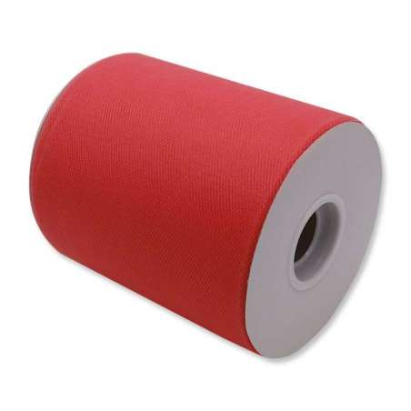 Rotolo Tulle Rosa Corallo 12.5cm x 100mt Tulle 12,5cm x 100mt