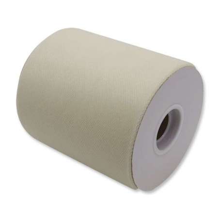 Rotolo Tulle Avorio 12.5cm x 100mt Tulle 12,5cm x 100mt