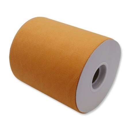 Rotolo Tulle Albicocca 12.5cm x 100mt Tulle 12,5cm x 100mt