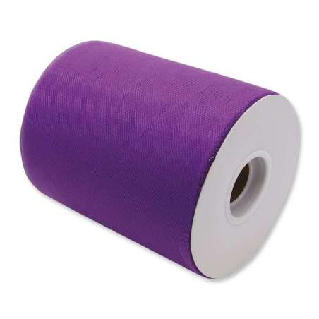 Rotolo Tulle Viola 12.5cm x 100mt Tulle 12,5cm x 100mt