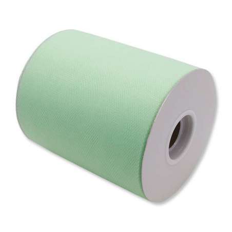 Rotolo Tulle Acqua Marina 12.5cm x 100mt Tulle 12,5cm x 100mt