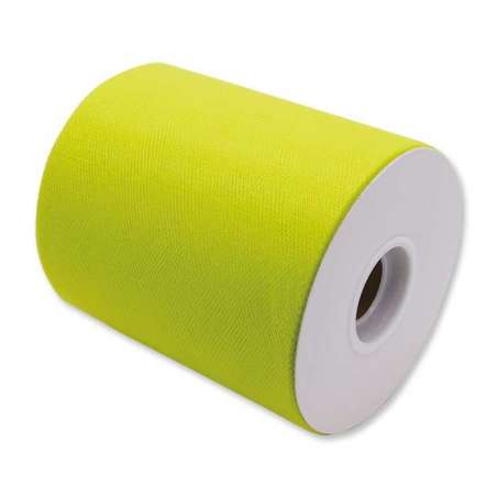 Rotolo Tulle Verde Lime 12.5cm x 100mt Tulle 12,5cm x 100mt