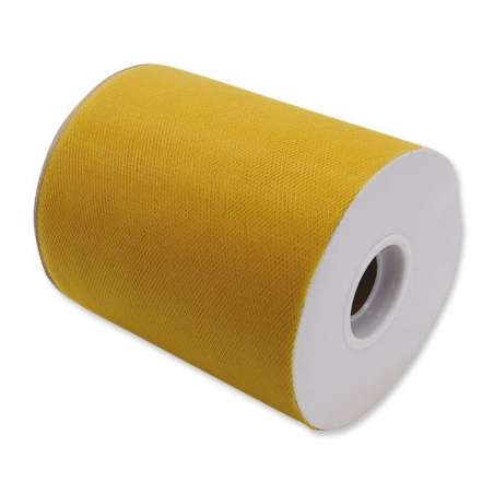 Rotolo Tulle Oro Matto 12.5cm x 100mt Tulle 12,5cm x 100mt