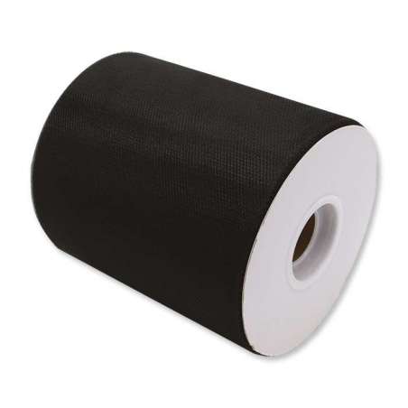 Rotolo Tulle Nero 12.5cm x 100mt Tulle 12,5cm x 100mt