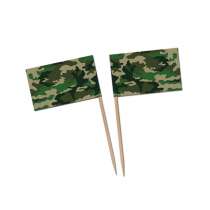 Picks Bandierina Mimetico "Camouflage" 50pz Mimetico "Softair"