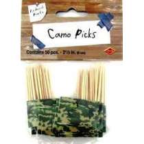 Picks Bandierina Mimetico "Camouflage" 50pz Mimetico "Softair"