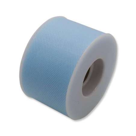 Rotolo Tulle Celeste 5cm x 50mt Tulle 5cm x 50mt