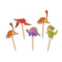 Picks Sagomati Dinosauri "Jurassik" 25pz Accessori e Addobbi Dinosauro