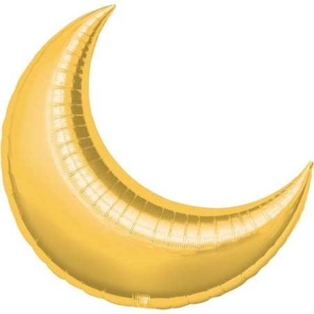 Palloncino in Foil 35" Luna Oro Lune