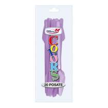 Coltelli Lilla 20pz Dopla Colors Lilla "Lilac"
