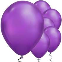 Palloncino in Lattice 11" Chrome Viola "Purple" 100pz Palloncini Shiny/Chrome