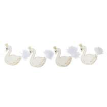 Ghirlanda tema Cigno " We Love Swans" 3mt Cigno Reale "Swan"