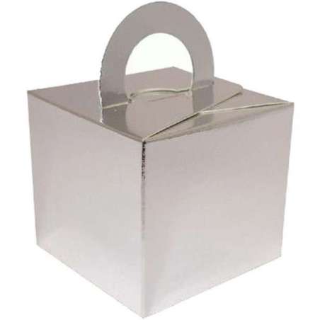 Pesetto o Scatola Regalo Argento Metallizzato 10pz Pesetti Oaktree