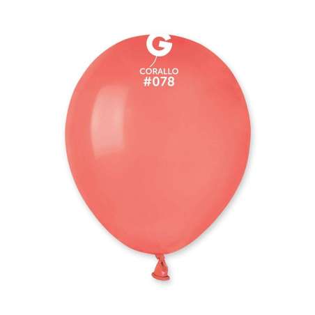 Palloncino in Lattice 5" A50 Corallo "Corallo 078" 100pz Gemar Standard 5" A50