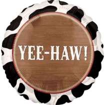 Palloncino in Foil 18" Effetto Legno "Yee-haw & howdy" Altro