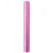 Runner in Organza Rosa Flamingo 9mt x 36cm Runner/Corsie