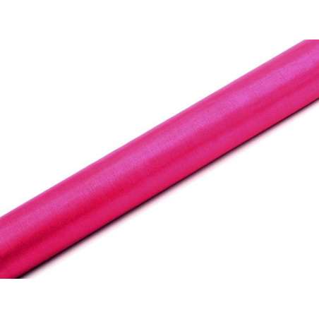 Runner in Organza Fucsia 9mt x 36cm Runner/Corsie