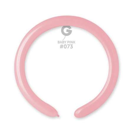 Palloncino in Lattice 2” Modellabile D4 Rosa "Baby Pink 073" 100pz Gemar Standard Modellabili 2" D4
