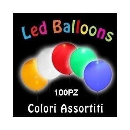 LED Multicolor per Palloncino in lattice 100pz Luci Led