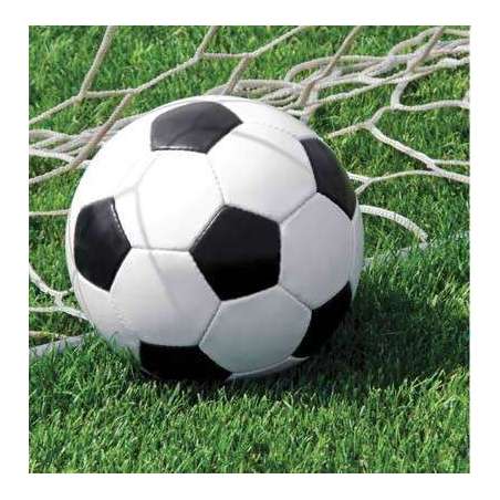 Tovagliolo di Carta 33x33cm Calcio "Soccer Fanatic" 18pz Calcio