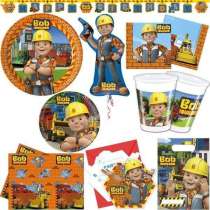 Piatto di Carta 20cm con Bob Aggiustatutto 8pz Bob Aggiustatutto