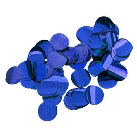 Confetti in Foil Tondi Blu Metallizzato 15gr Confetti Tondi