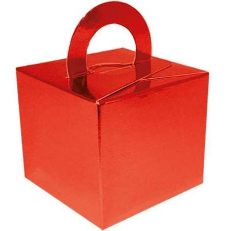 Pesetto o Scatola Regalo Rosso Metallizzato 10pz Pesetti Oaktree
