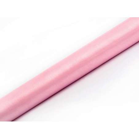 Runner in Organza Rosa Fashion 9mt x 36cm Runner/Corsie