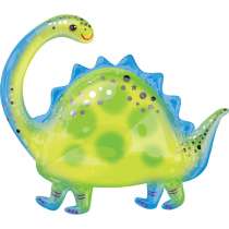 Palloncino in Foil 32" Super Shape Brontosauro Palloncini Tema Dinosauro
