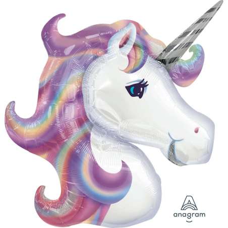 Palloncino in Foil 32" Super Shape Unicorno Pastello Unicorno